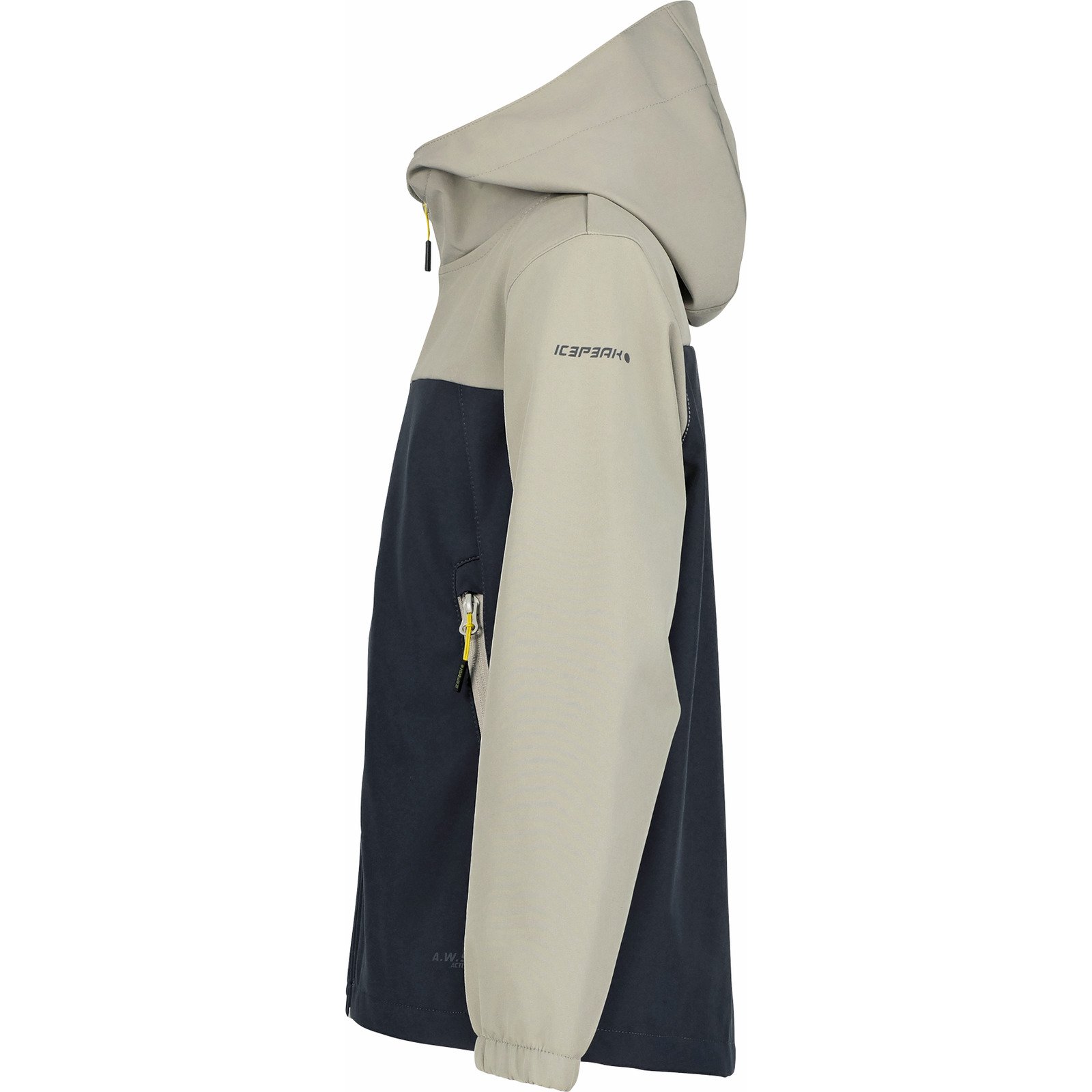 Icepeak Kinder-Softshelljacke Konan hellgrau