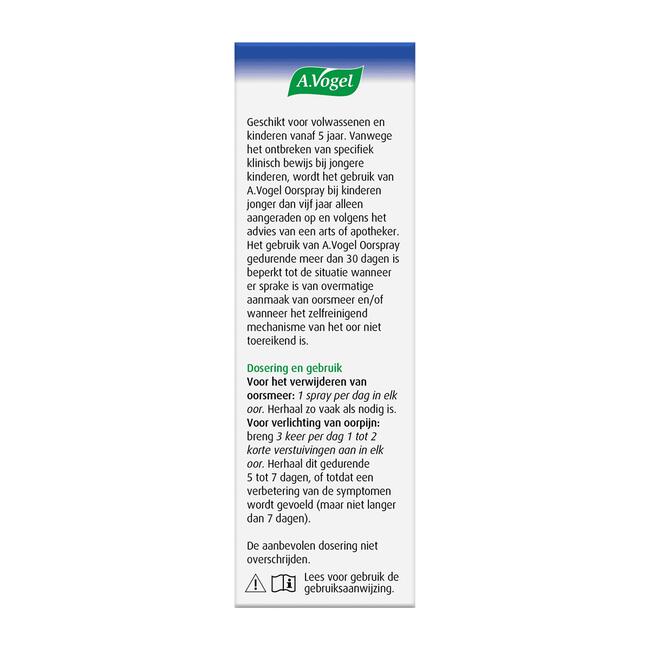 A. Vogel Oorspray bij Oorpijn 7 ML