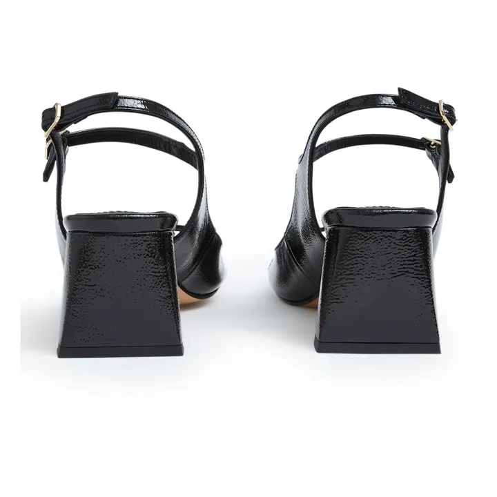 Souliers Martinez Sandales Clavel | Noir