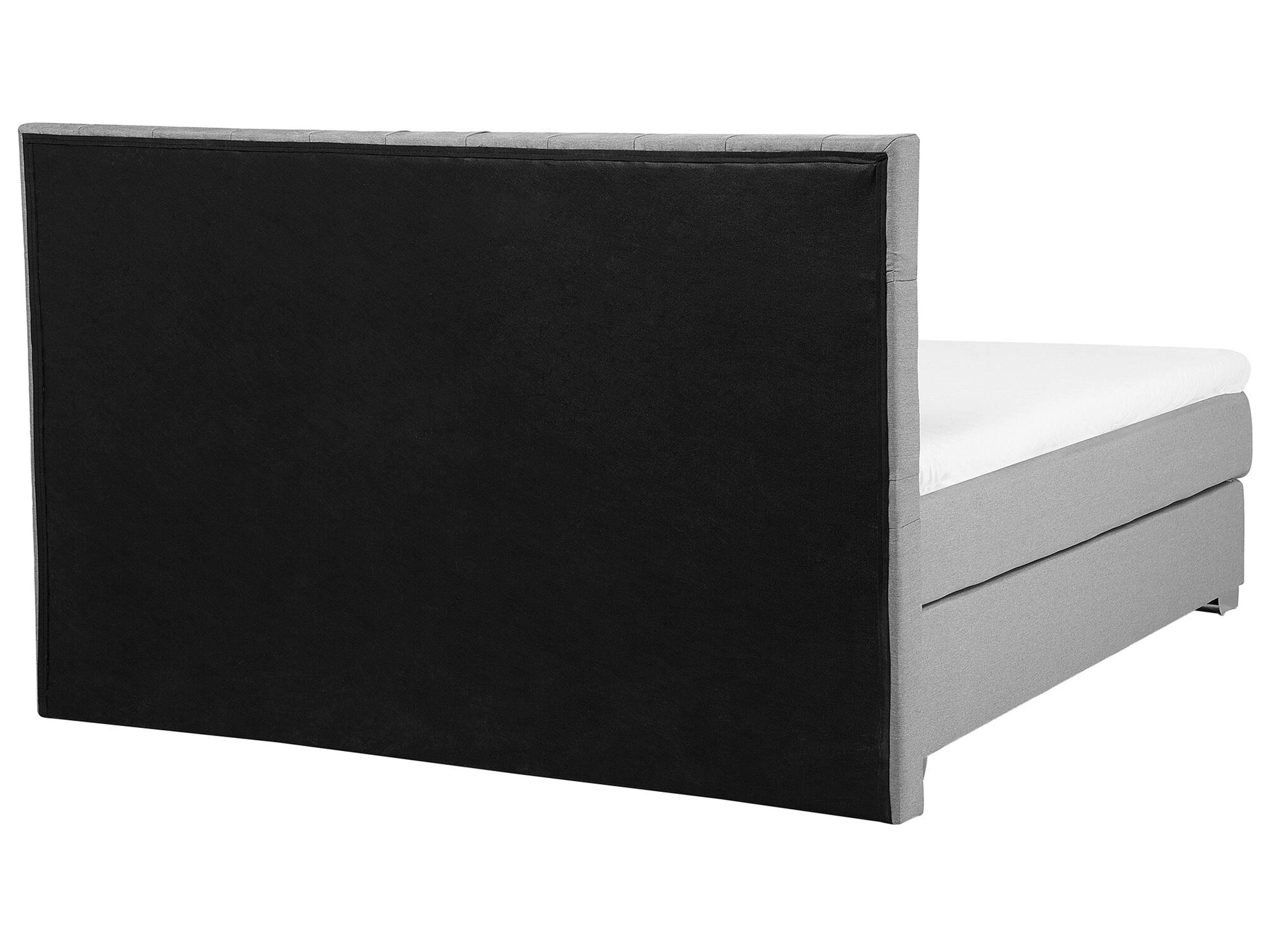Boxspring Stof DUCHESS 180 x 200 cm Lichtgrijs