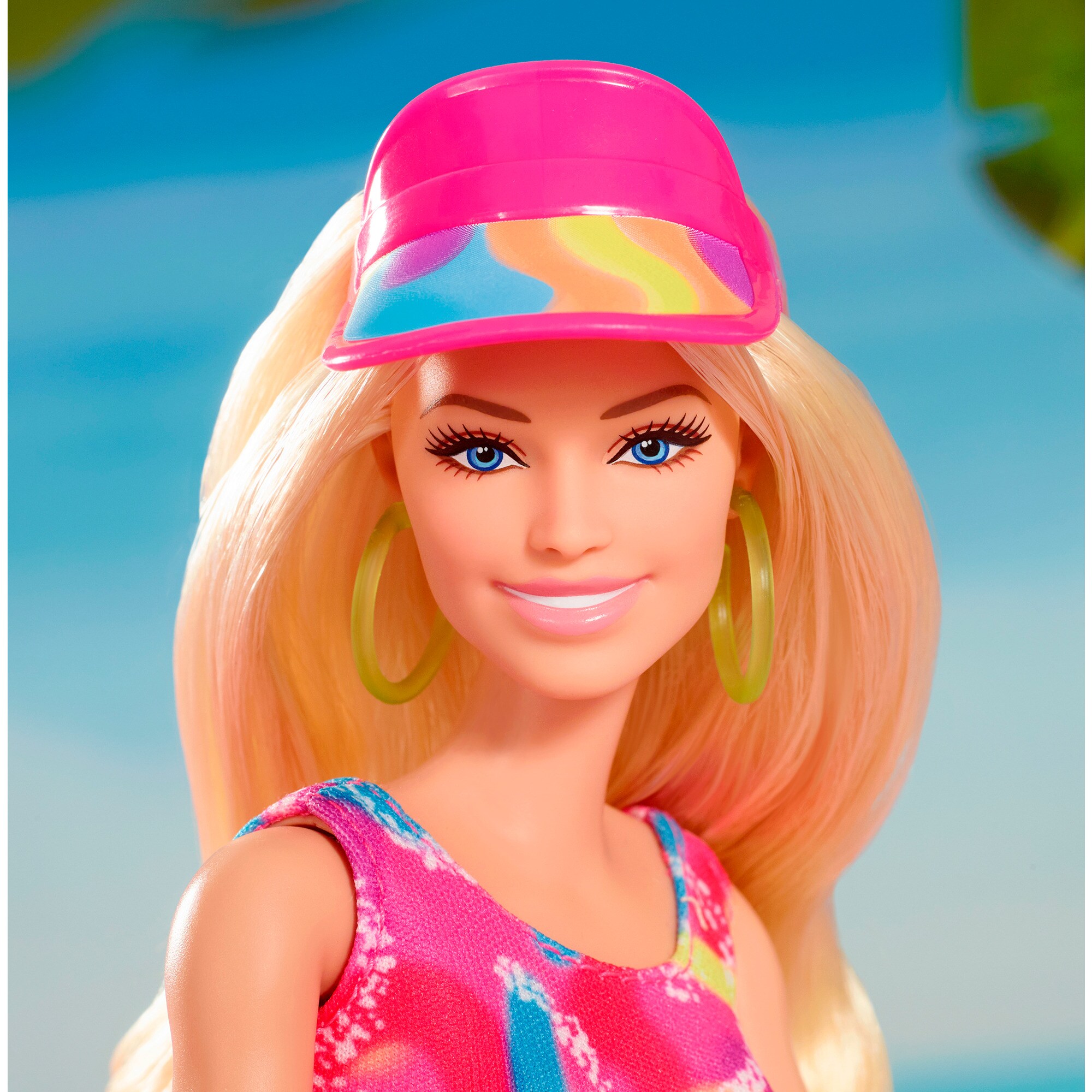 Mattel Puppe Barbie The Movie - Margot Robbie als Barbie: Inlineskating-Sammelpuppe
