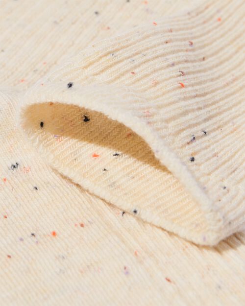chaussettes femme avec coton beige