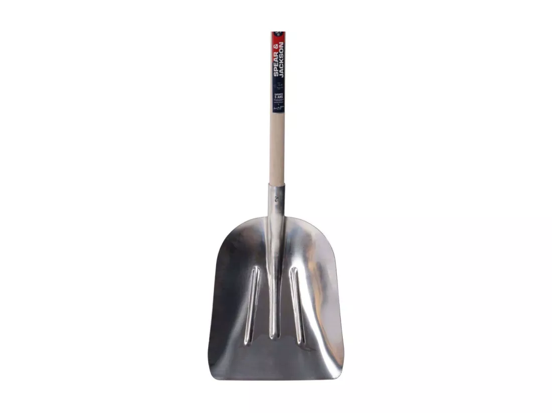 Pelle en aluminium 2 mm d'épaisseur et manche en hêtre