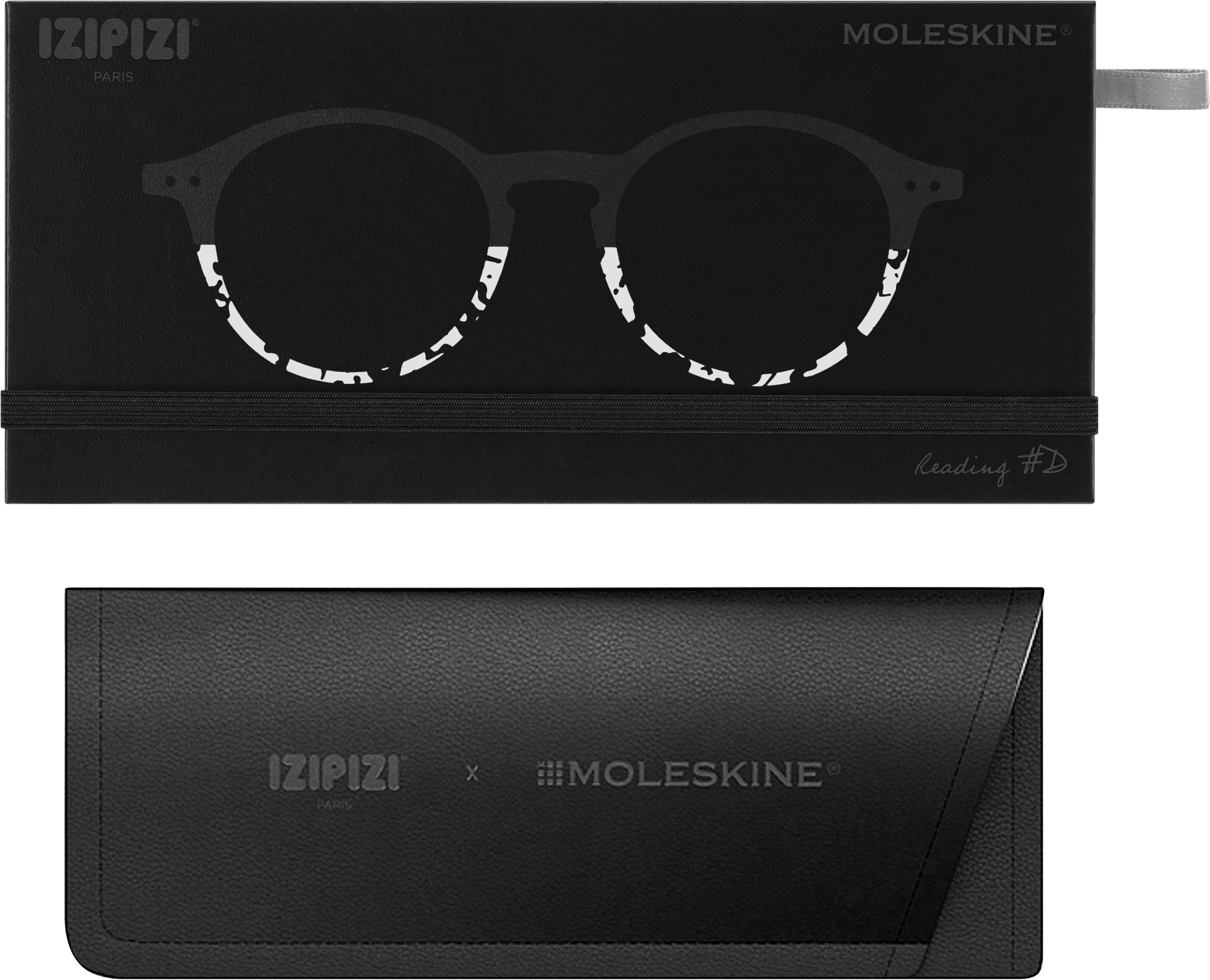 IZIPIZI x Moleskine Large Ruled Notebook and Reading Glasses