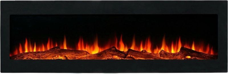 LumberQ - Zara - Sfeerhaard - Wandhaard - 180 x 46 x 12,5 cm - Elektrische Wand Haard