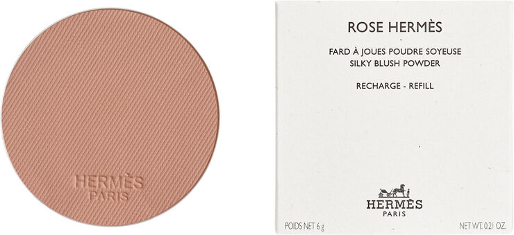 HERMÈS Rose Hermès, silky blush powder refill, Rose Tan