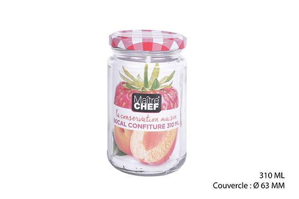 BOCAL CONFITURE EN VERRE 314ML