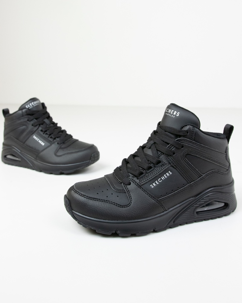 Skechers Uno High Regards Hoge sneakers  - zwart
