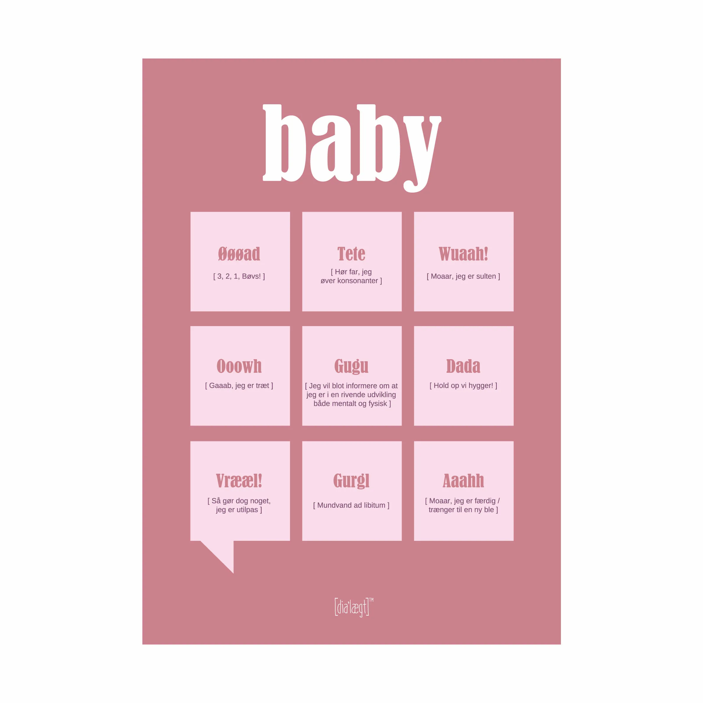 Poster&Frame Plakat - Babygirl