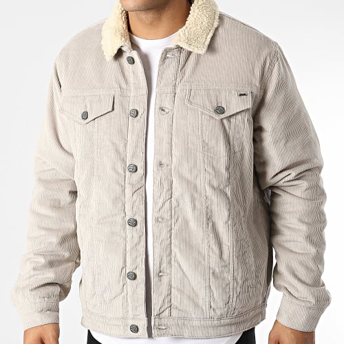 Veste A Col Mouton Louis Life Beige