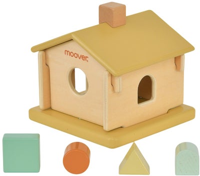 Moover Toys IQ Puttekasse Hus, Brun