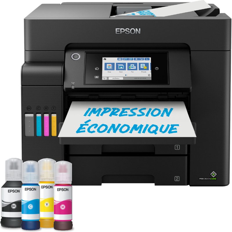Epson ECOTANK ET-5805 Imprimante multifonction à réservoir d'encre 4 en 1 - Wifi - A4 couleur