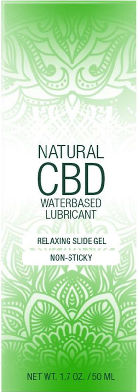 Natural CBD - Water Based Lubricant - 2 fl oz / 50 ml