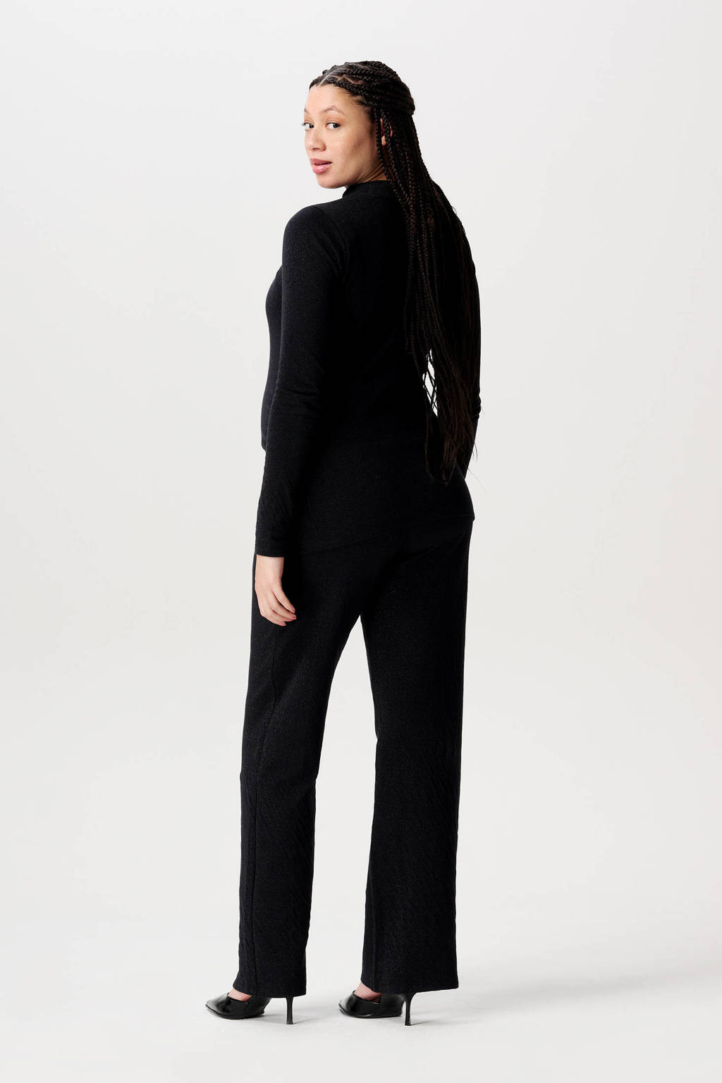 Noppies glitter top zwart
