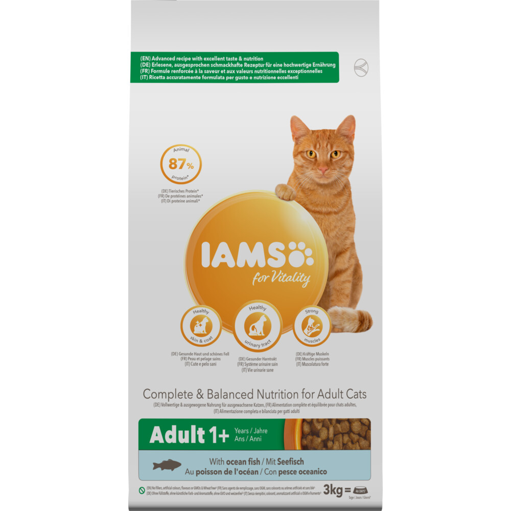 Iams Kat Adult Oceaanvis3 kg
