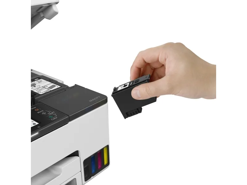 Canon MAXIFY GX2050 - Multifunktionsprinter - farve - blækprinter - kan genopfyldes - Legal (216 x 356 mm)/A4 (210 x 297 mm) (original) - A4/Legal (medie) - op til 15 ipm (udskriver) - 250 ark - 33.6 Kbps - USB 2.0, Wi-Fi(ac), LAN