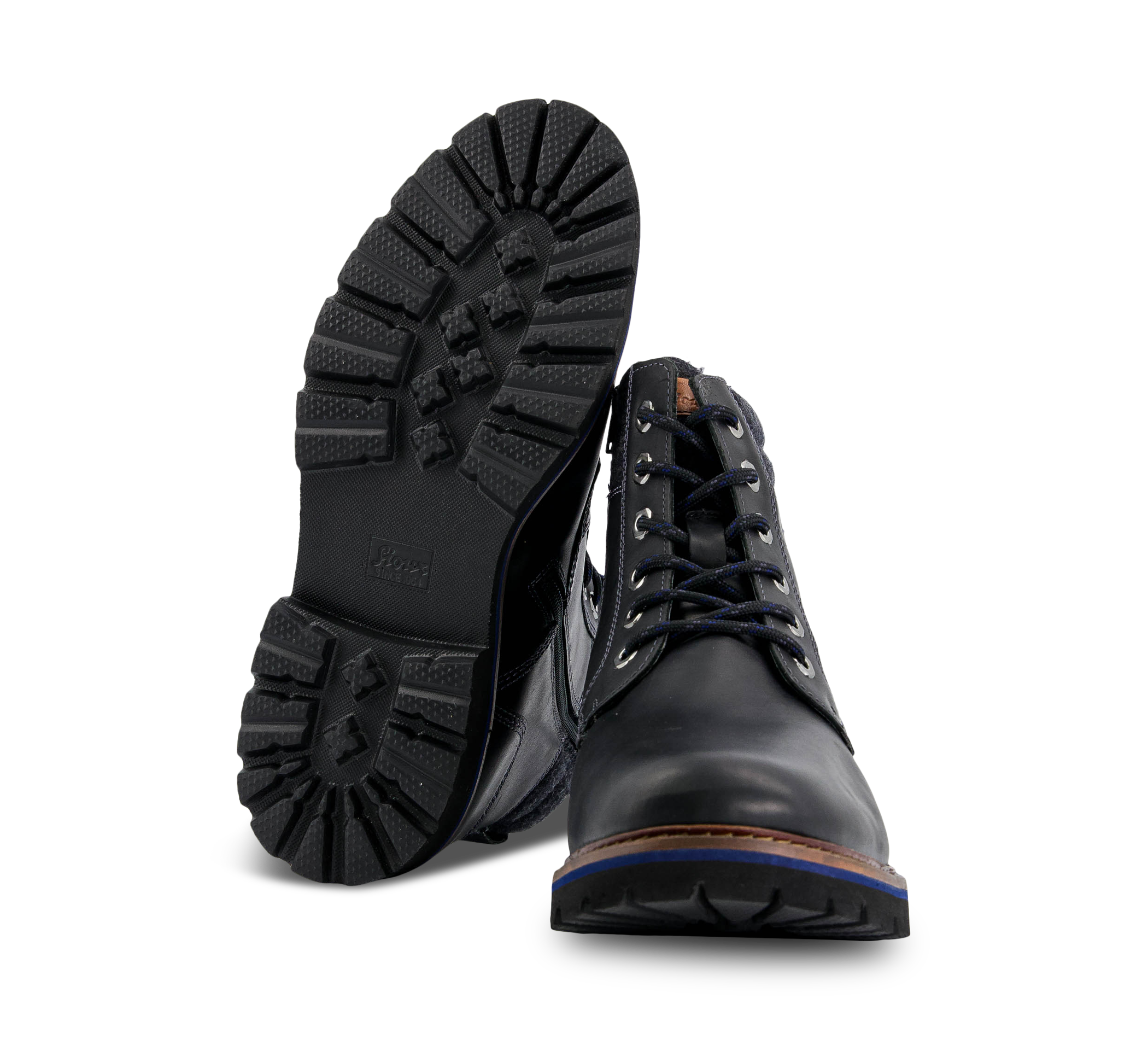 Sioux Adalrik - Schnürstiefel Leder schwarz