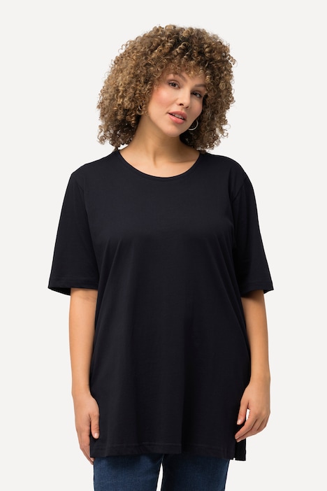 T-Shirt, Rundhalsausschnitt, Relaxed, Halbarm