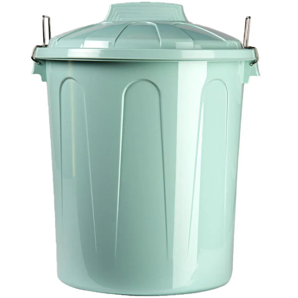Plasticforte Afvalemmer - mintgroen - 21 liter - 35x33x42,5 cm