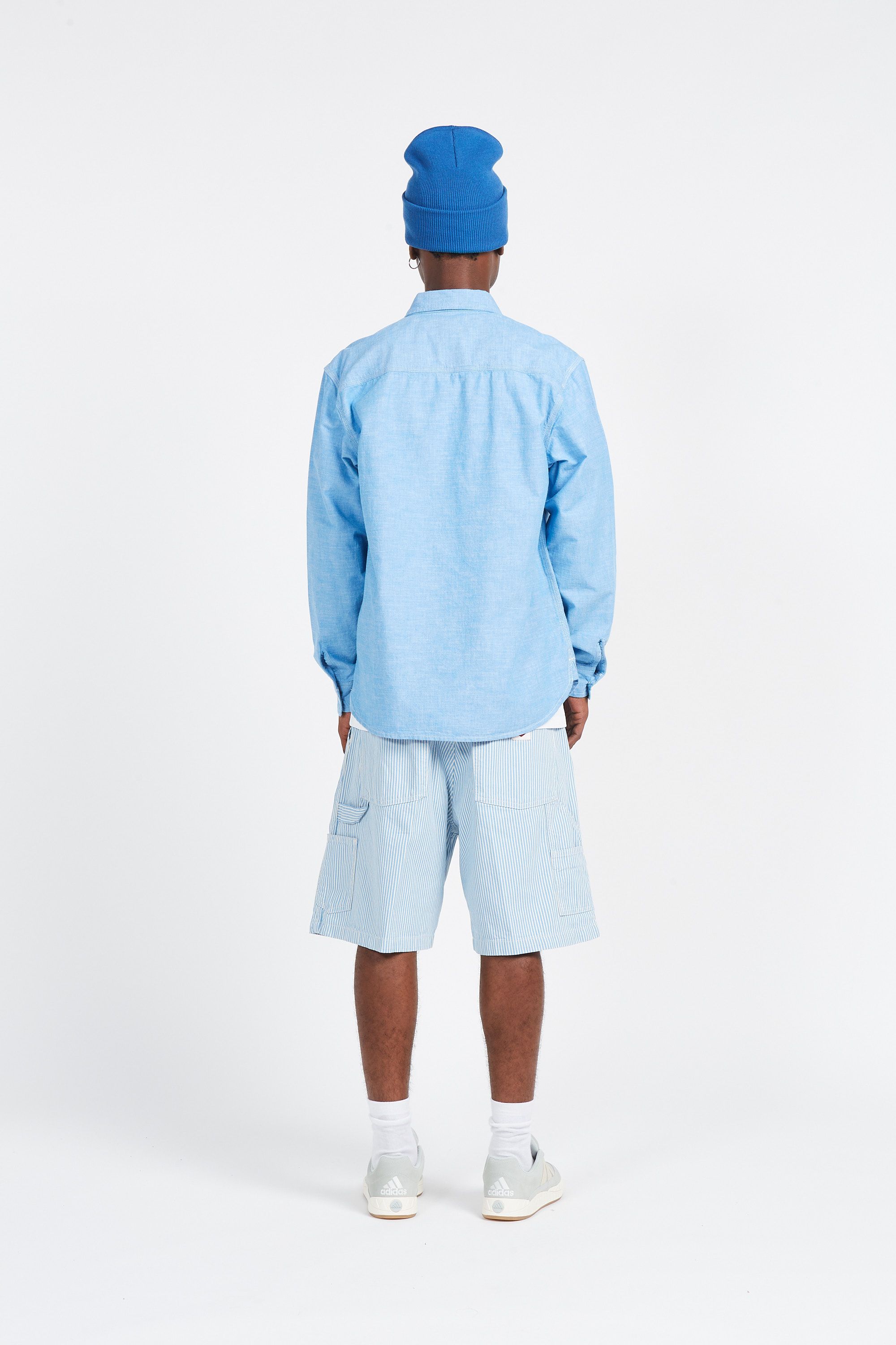 CARHARTT WIP Chemise L/S Clink Heart Shirt Bleu