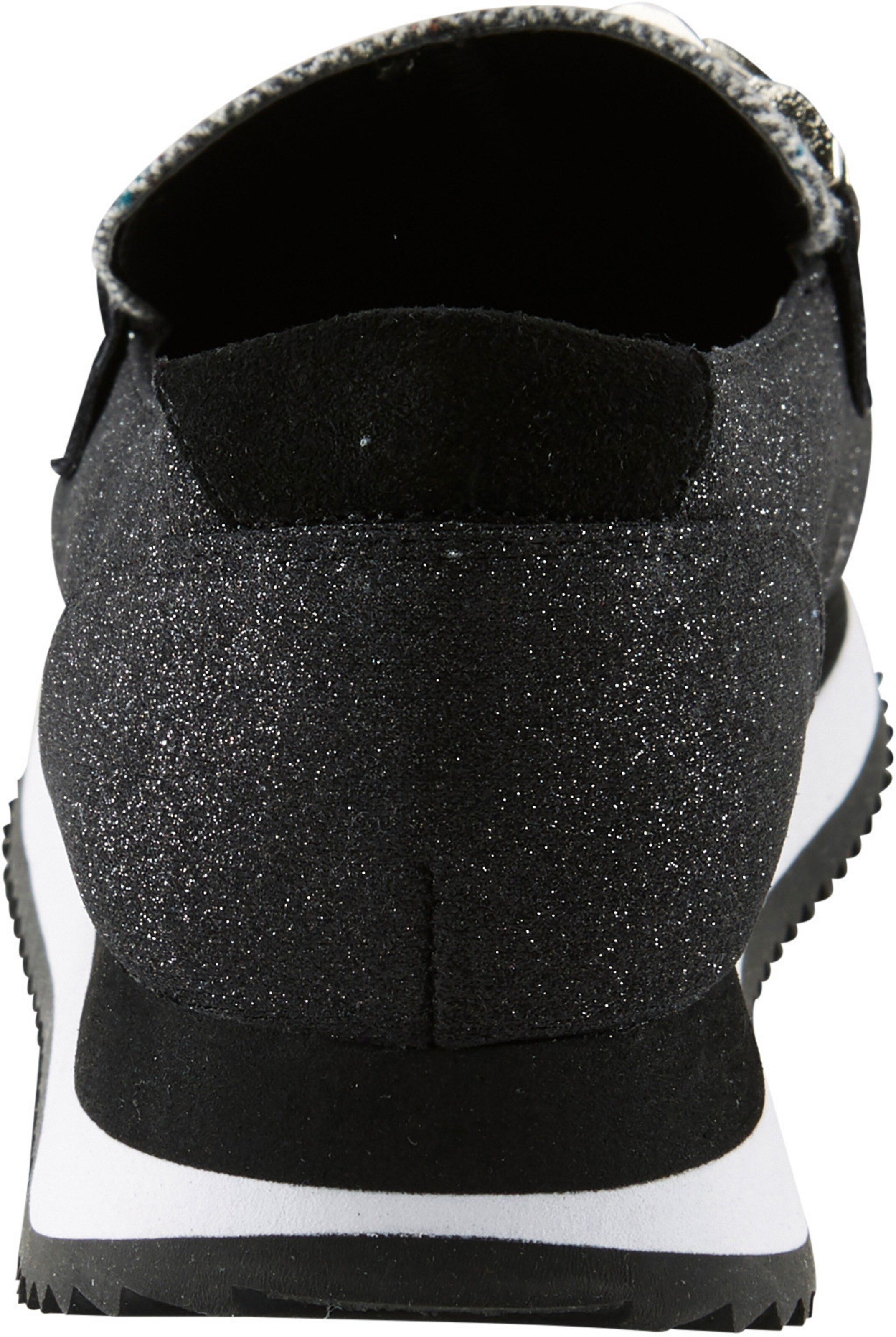 heine Slipper in schwarz-grau