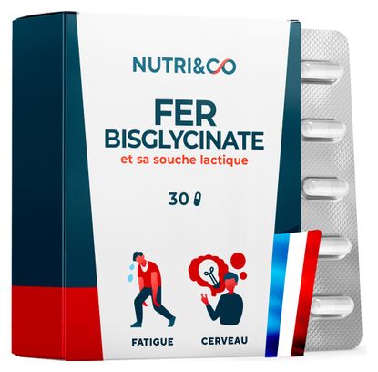 LE FER BISGLYCINATE - SPORTIFS ET FEMMES ENCEINTES - 30 GÉLULES