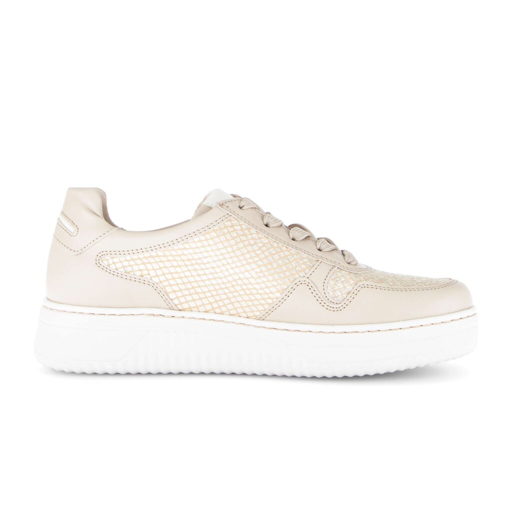 Lage sneaker beige