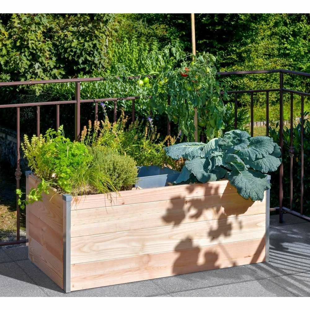 Potager KEYHOLE GARDEN Terrasse - l115 x l61 x h48