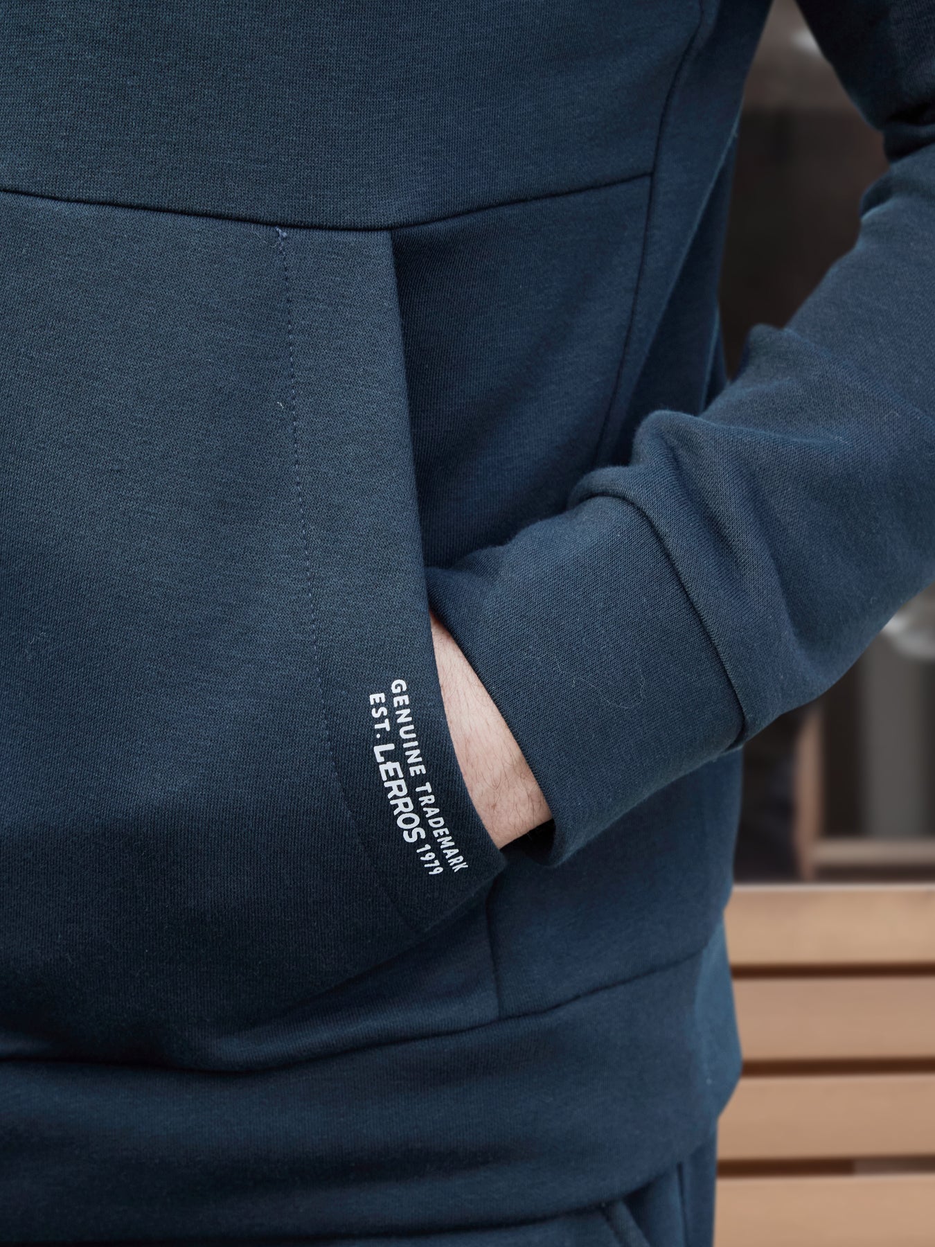Sweatjacke im Hoodie-Look aus Mischgewebe