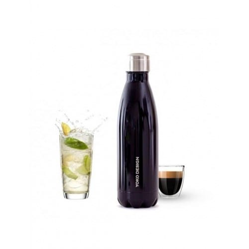 Yoko design - bouteille isotherme noire