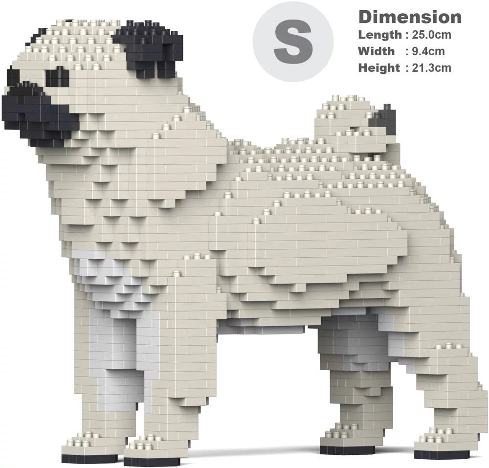 JECKA BLOCS DE CONSTRUCTION -CHIEN CARLIN CREME