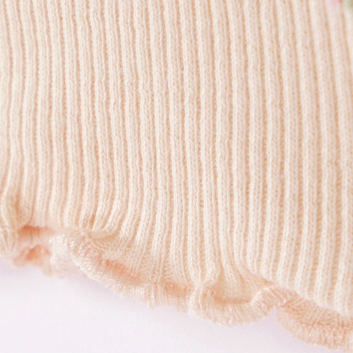 Topolino Mädchen Leggings in Ripp-Qualität creme
