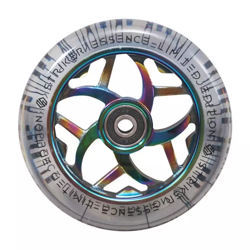 Roue trottinette STRIKER Essence V3 Clear Rainbow 110mm