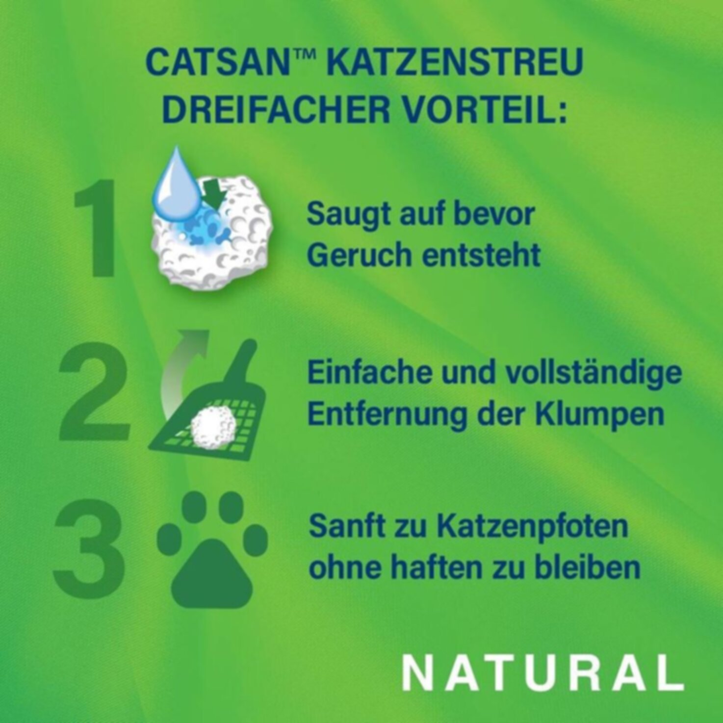Catsan Natural Katzenstreu klumpend