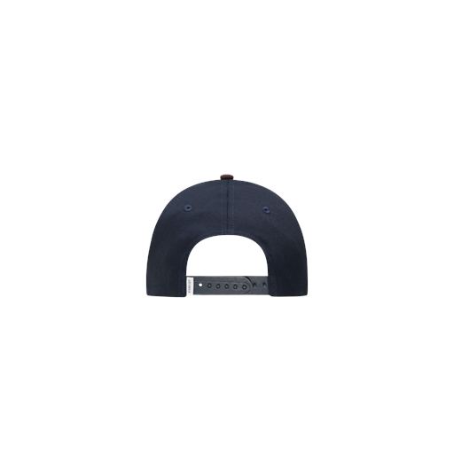 Les Deux Suede Baseball Cap, Dark Navy/Ebony Brown, One size