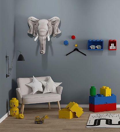LEGO® Storage Aufbewahrungsbox - 8 Knäufe - 50x25x18 - Rot