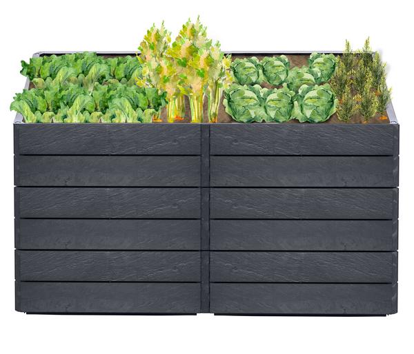 Garantia Kunststoff-Hochbeet Ergo Quadro Stone