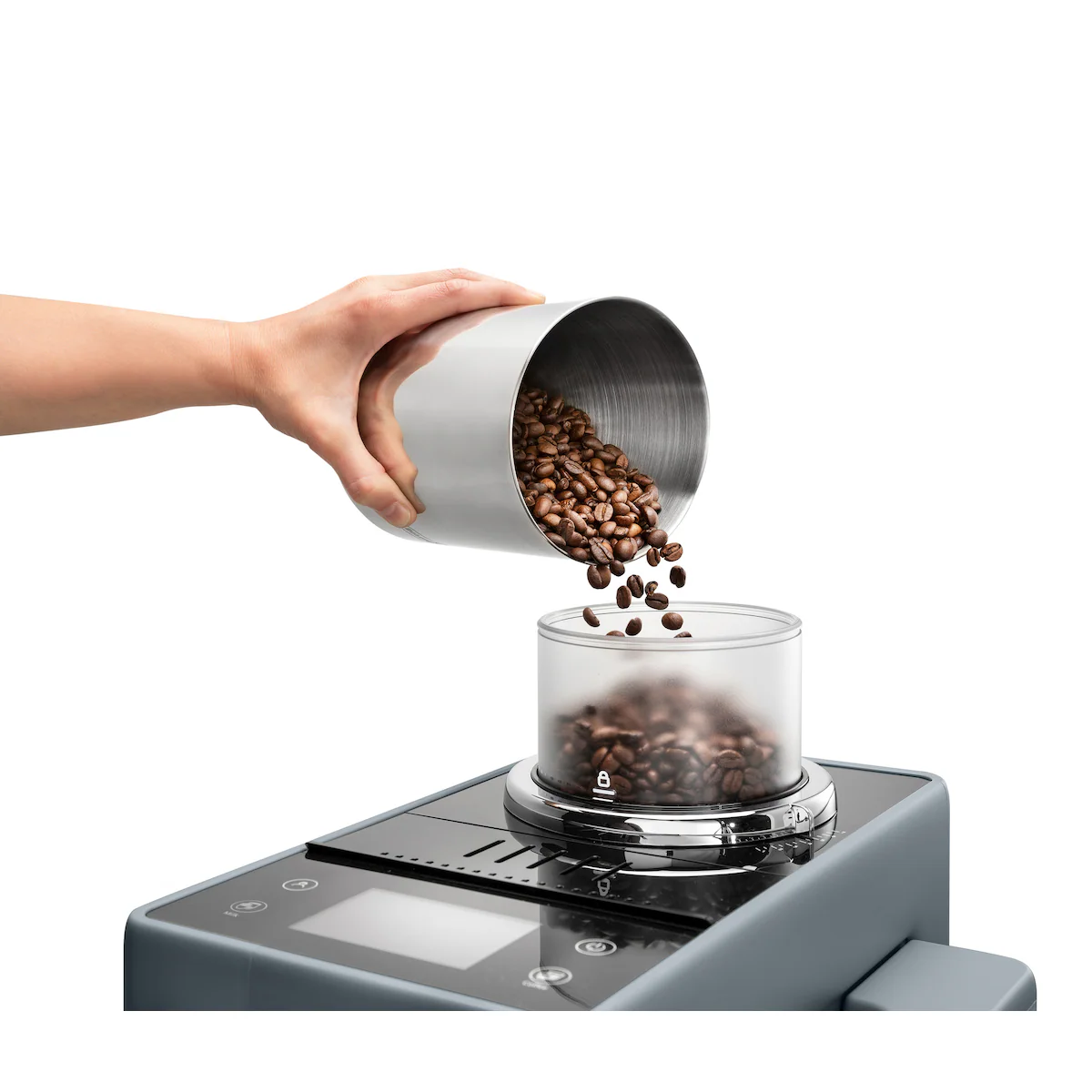 DeLonghi Rivelia EXAM440.55.G kaffemaskin (pebble grey)