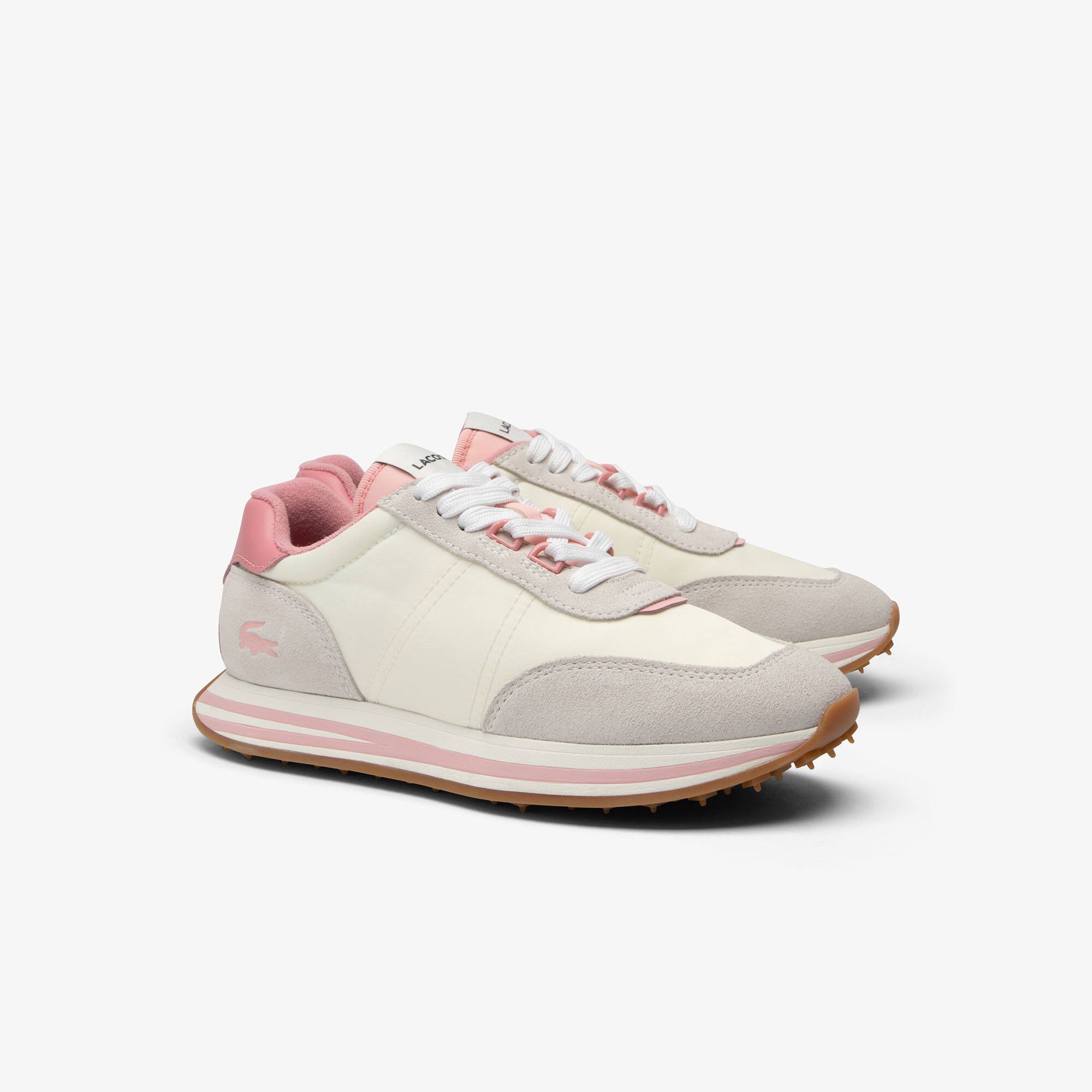 Damen-Sneakers L-Spin mit gestreifter Sohle Sneakers - Weiss - Lacoste - Damen