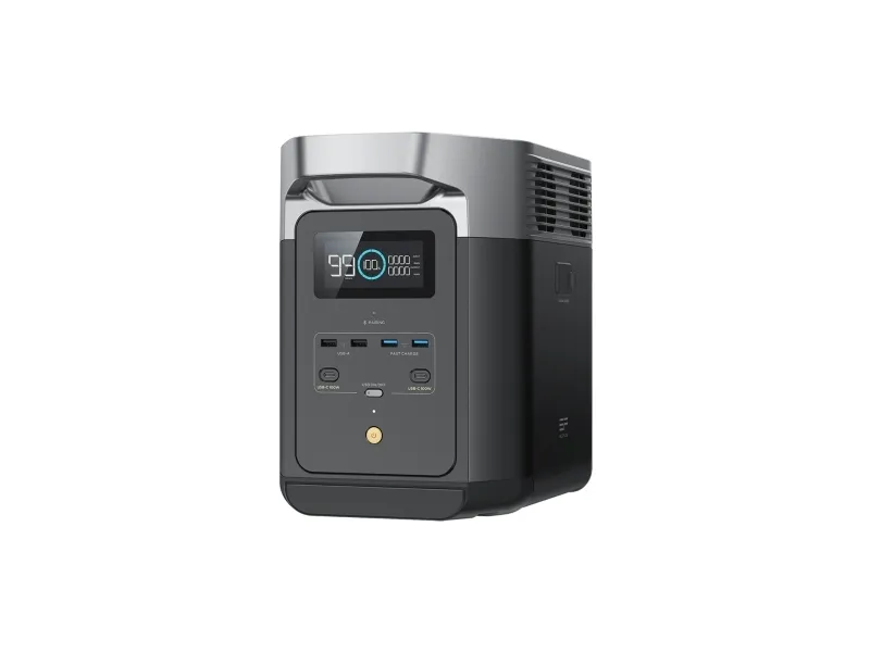 EcoFlow Delta 2 - Transportabel strømstation - litiumjernfosfat - 1024 Wh - Wi-Fi, Bluetooth - output-stikforbindelser: 13 - Europa