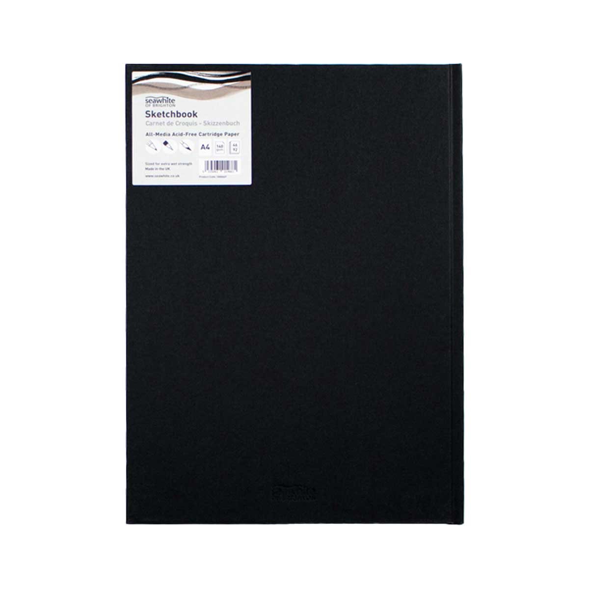 Seawhite A4 Portrait Cloth Hardback Sketchbook: 140 GSM