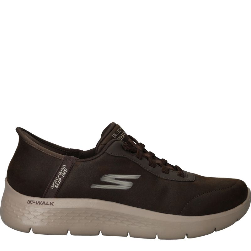 Skechers Slip-Ins Go Walk Flex Sneakers Bruin Heren