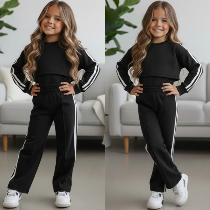 Sporty set (3-delig)- zwart