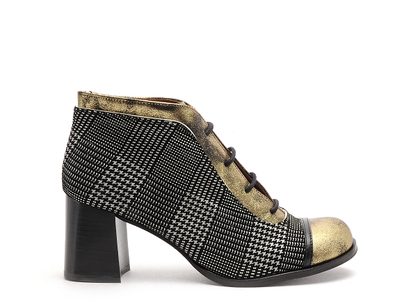 Nemonic boots bottine talons femme 2228 lego negro multicolore