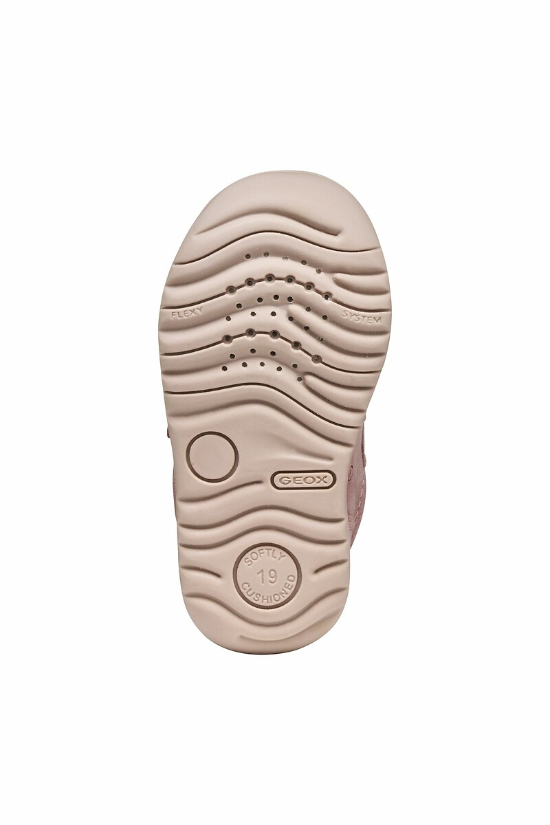 GEOX<br>Tênis de couro com velcro, primeiros passos, Macchia
