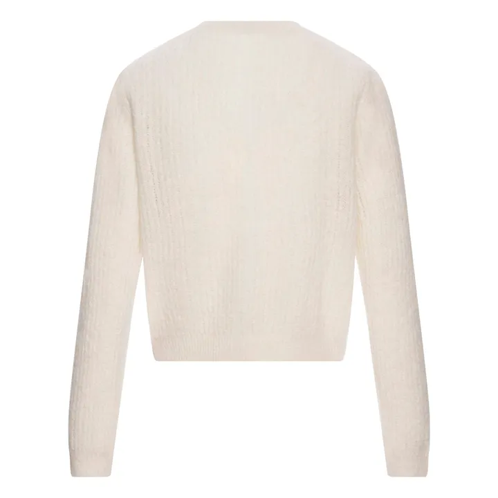 A.P.C. Gilet Milo Baby Alpaga | Blanc cassé
