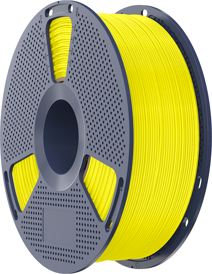 SUNLU  ABS Yellow, 1,75 mm / 1000 g    Thermoplastisches Filament für den Druck von robusten Teilen in Yellow