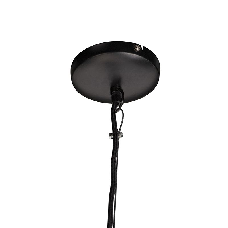 Oosterse hanglamp zwart met goud 60 cm - Radiance