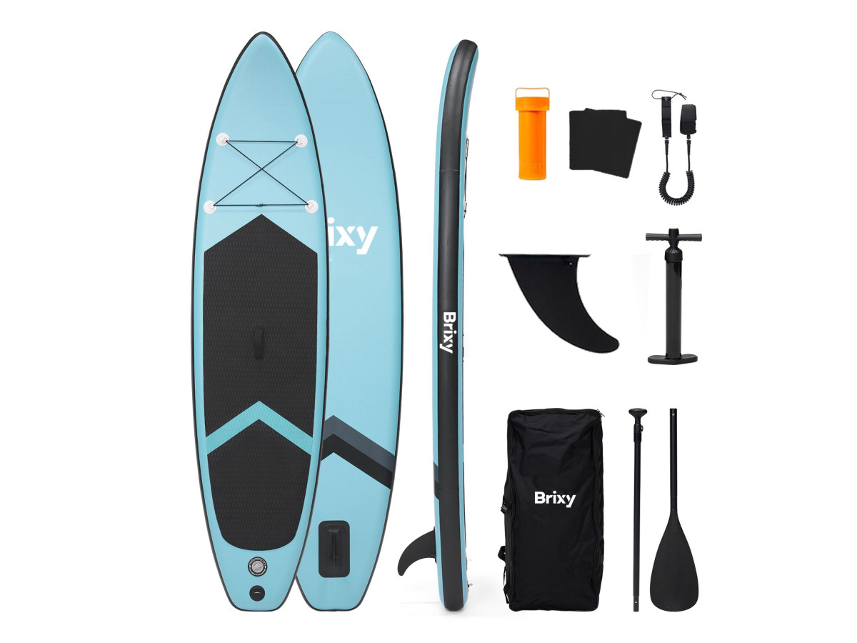Brixy 285 cm opblaasbaar supboard - Mint Green