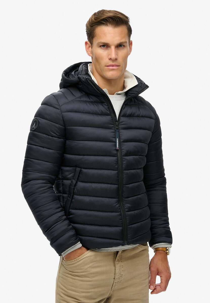 Jaqueta de plumas SUPERDRY com capuz esportivo